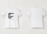 Widows DO Bounce Back Tee – Image 2