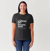 Widows DO Bounce Back Tee – Image 1