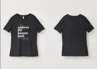 Widows DO Bounce Back Tee – Image 4