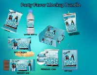 Elegant Turquoise Editable Digital Graduation Bundle | Custom Party Favor Set 💎 – Image 1