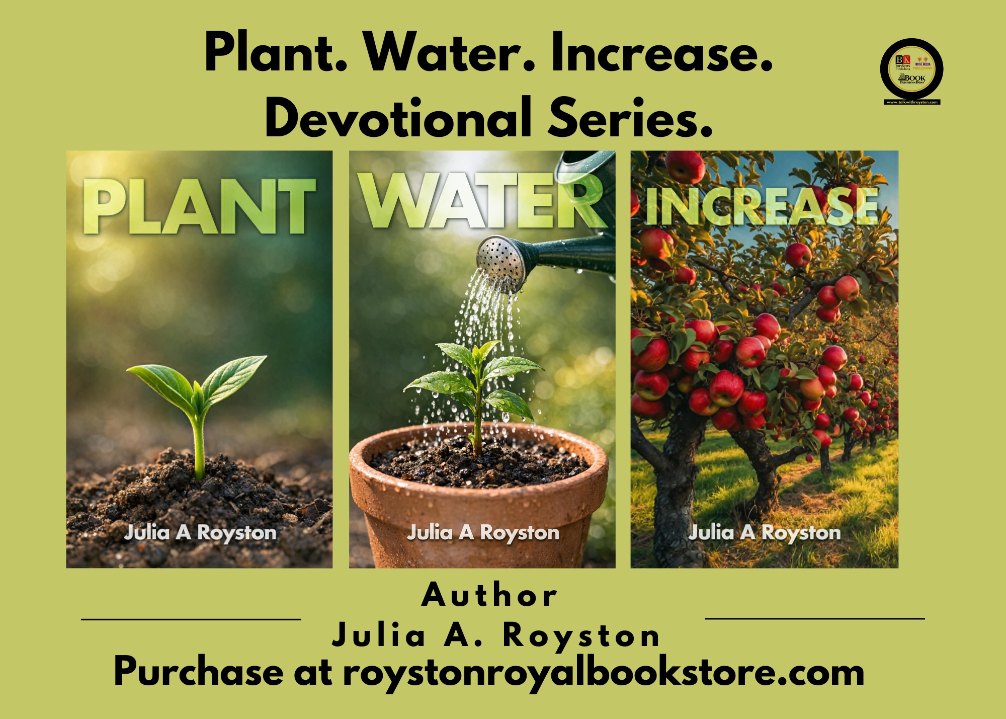 3-Book Series, Plant, Water and Increase – Image 1