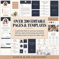 Virtual Assistant Website Template & Business Starter Kit — Sand & Slate Collection – Image 6