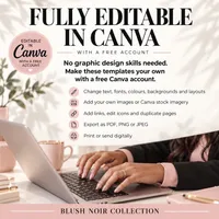 Virtual Assistant Website Template & Business Starter Kit — Blush Noir Collection – Image 9