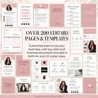Virtual Assistant Website Template & Business Starter Kit — Blush Noir Collection – Image 5