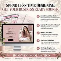 Virtual Assistant Website Template & Business Starter Kit — Rosewood Collection – Image 5