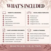 Virtual Assistant Website Template & Business Starter Kit — Rosewood Collection – Image 2