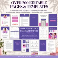 Virtual Assistant Website Template & Business Starter Kit — Sugar Pop Collection – Image 8