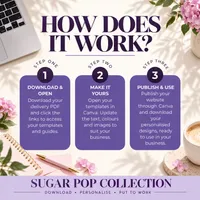 Virtual Assistant Website Template & Business Starter Kit — Sugar Pop Collection – Image 10