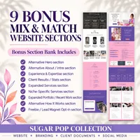 Virtual Assistant Website Template & Business Starter Kit — Sugar Pop Collection – Image 4