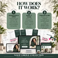 Virtual Assistant Website Template & Business Starter Kit — Sage Grove Collection  – Image 10