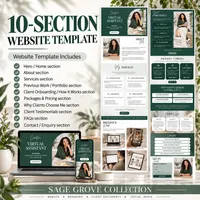 Virtual Assistant Website Template & Business Starter Kit — Sage Grove Collection  – Image 3
