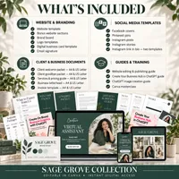 Virtual Assistant Website Template & Business Starter Kit — Sage Grove Collection  – Image 2