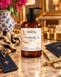 Golden Elixir Botanical Body Oil (Signature Label) – Passport 33