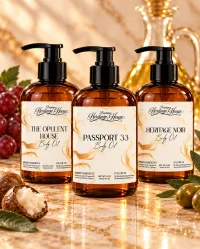 Golden Elixir Botanical Body Oil (Signature Label) – Image 1