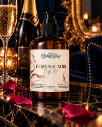 Golden Elixir Botanical Body Oil (Signature Label) – Heritage Noir