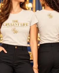 The Heritage House Archival Tee – The Opulent Life, XL, Natural