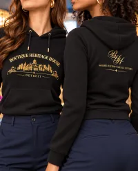 The Heritage House Heavyweight Hoodie – Where History Meets Luxury, M