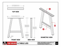 A-Table Leg – Image 2