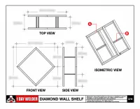 Diamond Wall Shelf – Image 2