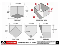 Geometric Wall Planter – Image 2