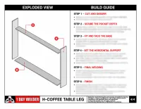 H-Coffee Table Leg – Image 4