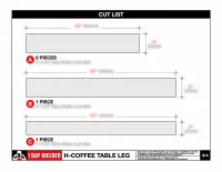 H-Coffee Table Leg – Image 3