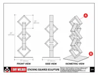 Stacking Squares Sculpture – Image 2