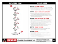 Stacking Squares Sculpture – Image 4