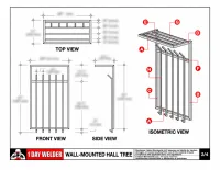 Wall-Mounted Hall Tree – Image 2
