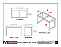 Raised Dog Bowl Stand – Image 2