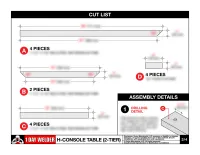 H-Console Table (2-Tier) – Image 3
