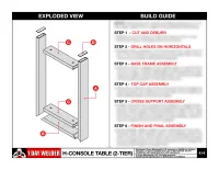 H-Console Table (2-Tier) – Image 4