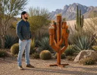 Cactus Garden Sculpture – Image 5