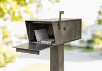 Industrial Steel Mailbox – Image 1