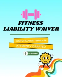 Fitness Liability Waiver – Image 1