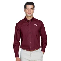 D620 Men's Crown Collection® Broadcloth Woven Dress Shirt - D620 – Image 3