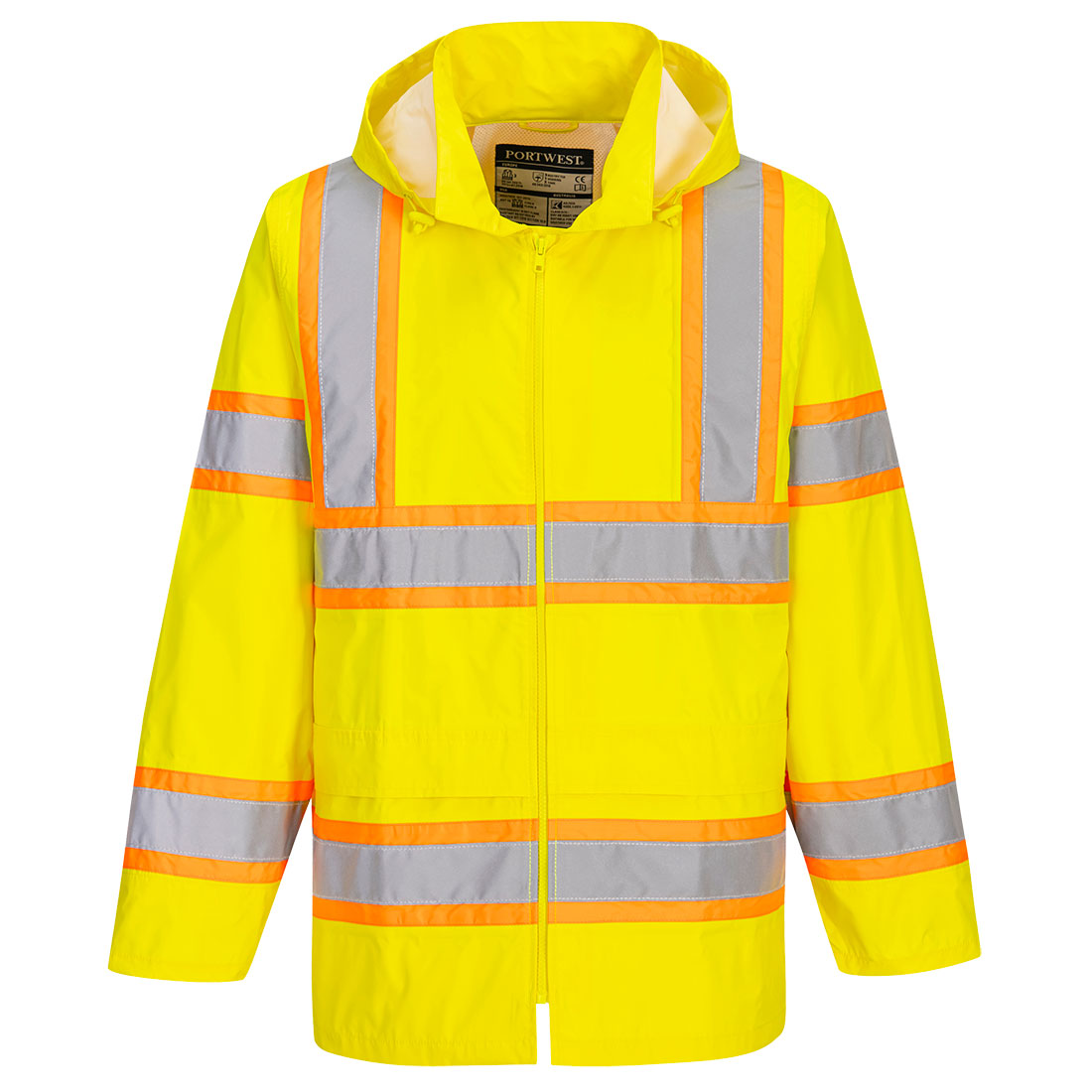 UH400 - Hi-Vis Contrast Tape Rain Traffic Jacket – Image 1