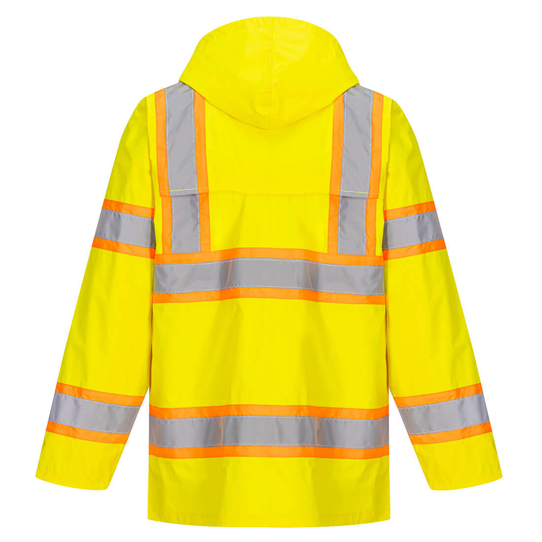 UH400 - Hi-Vis Contrast Tape Rain Traffic Jacket – Image 2