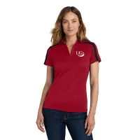 L547 Port Authority® Women's Silk Touch™ Performance Colorblock Stripe Polo – Image 2