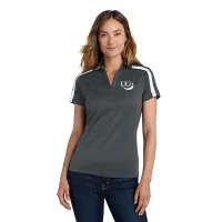 L547 Port Authority® Women's Silk Touch™ Performance Colorblock Stripe Polo – Image 1