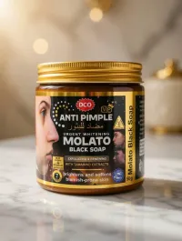 ANTI PIMPLE MOLATO BLACK SOAP – Image 1