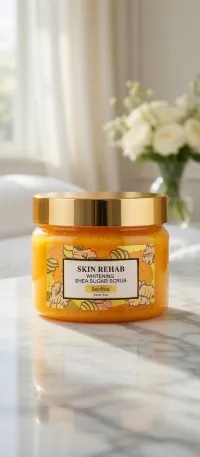 SKIN REHAB WHITENING SHEA SUGAR SCRUB – Image 2