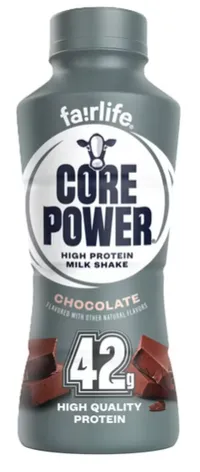 Core Power High Protein Shake, Chocolate, 42g Bottle, 14 fl oz – Image 1