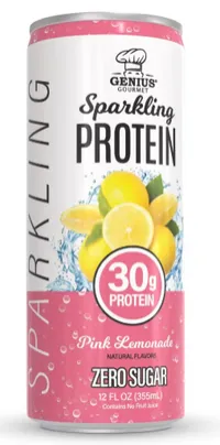 Pink Lemonade Sparkling Clear 30g Protein Shakes - 12 fl oz: Non-Caffeinated – Image 1