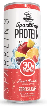 Fruit Punch Sparkling Clear 30g Protein Shakes - 12 fl oz: Non-Caffeinated – Image 1