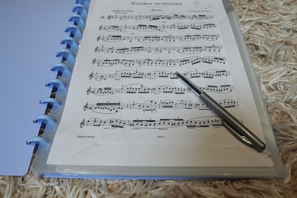 Sheet Music Folder – Ring Binder, 20 Pages / 40 Sides – Image 7