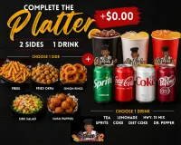 Fish Platter Add On (Side and Drink) – Image 1