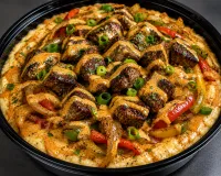 Small Steak Lunch Grits Bowl – Image 1