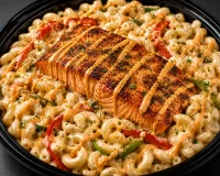 Small Salmon Lunch Alfredo Mac Bowl – Image 1
