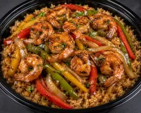 Small Shrimp Lunch Rice Bowl – Teriyaki, Fried, Blue Fever